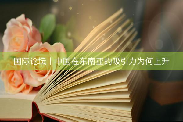 国际论坛丨中国在东南亚的吸引力为何上升