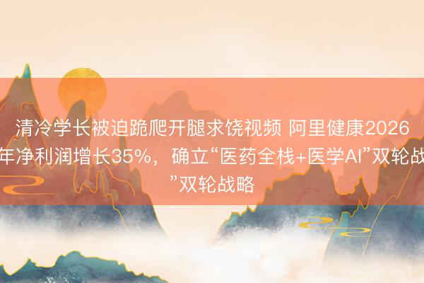 清冷学长被迫跪爬开腿求饶视频 阿里健康2026财年净利润增长35%，确立“医药全栈+医学AI”双轮战略