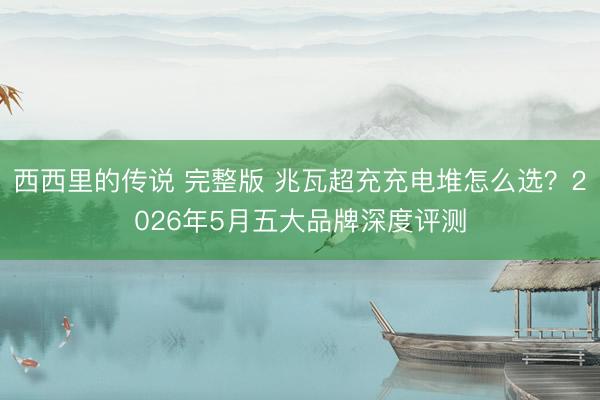 西西里的传说 完整版 兆瓦超充充电堆怎么选？2026年5月五大品牌深度评测