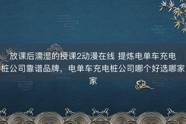 放课后濡湿的授课2动漫在线 提炼电单车充电桩公司靠谱品牌，电单车充电桩公司哪个好选哪家