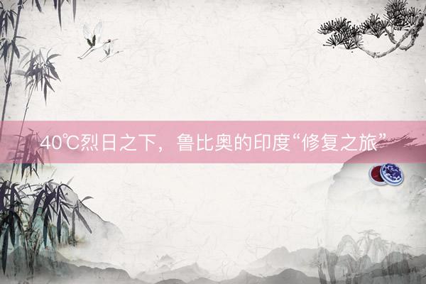 40℃烈日之下，鲁比奥的印度“修复之旅”